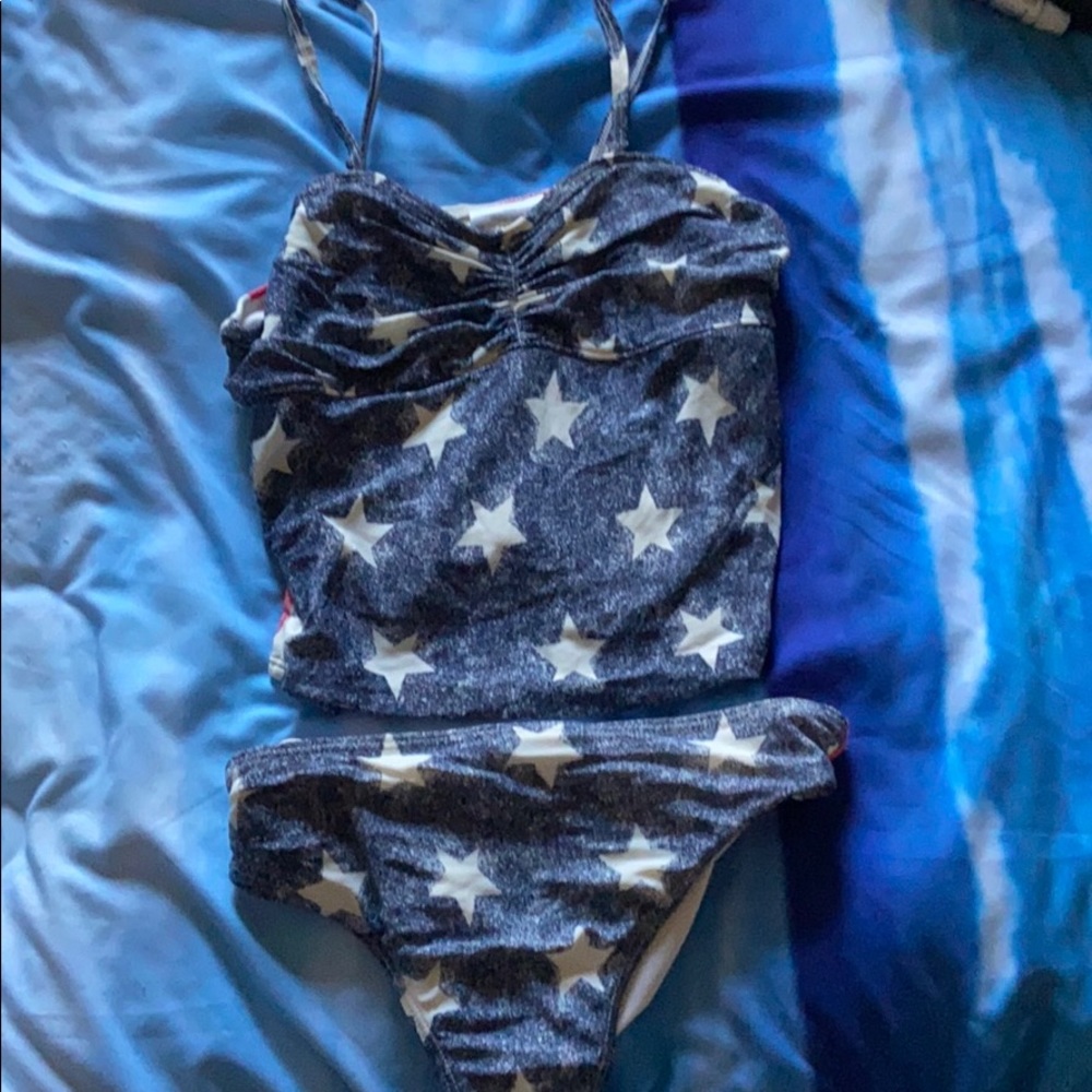 Two Piece Tankini Swim Suit